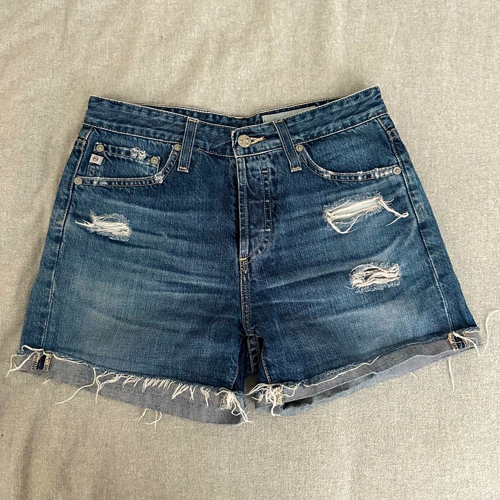AG Adriano Goldschmied | ‘The Alex’ Vintage Boyfriend Short, Size 25R ✨